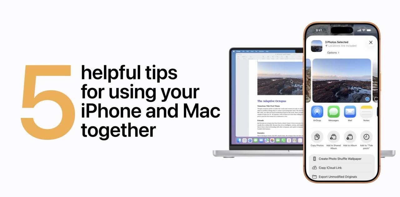 使わなきゃもったいない！ Apple公式がiPhoneとMac間で使える便利な連携機能を紹介