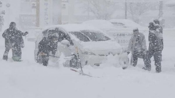松江市で積雪38センチ…今季最強寒波で大雪に厳重警戒 8日夕方にかけ積雪など交通障害に厳重警戒を