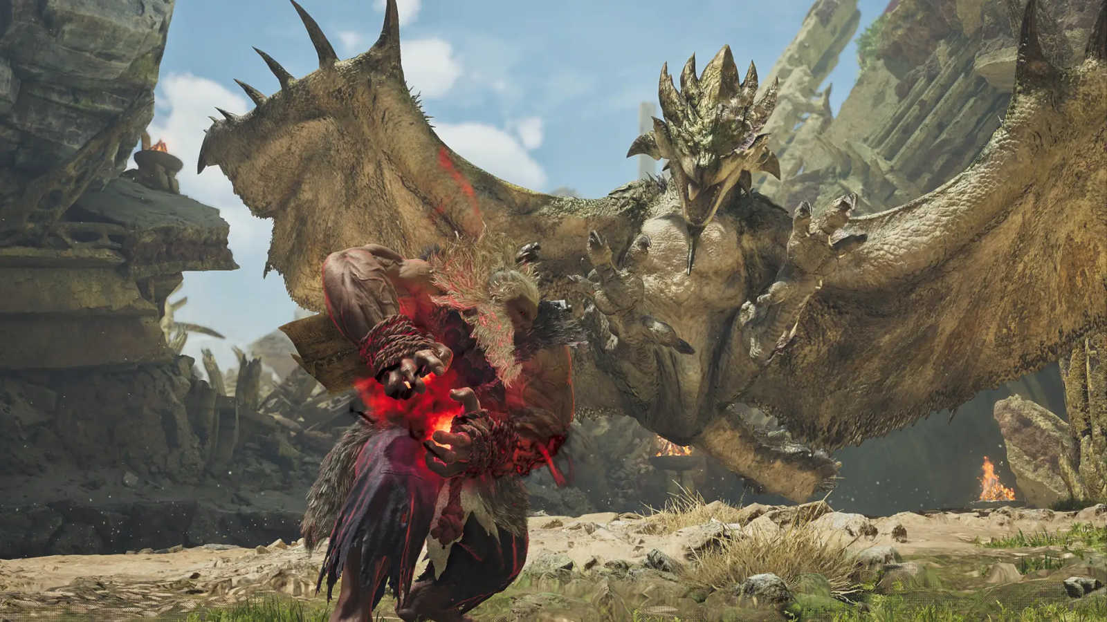 『モンスターハンターワイルズ』に「豪鬼」参戦へ。しかも拳で狩る