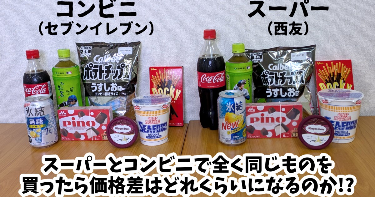【2026年値上げ検証】スーパーとコンビニの価格差がついに500円の大台に!! / 食料品消費税減税で物価高から救われるのか？