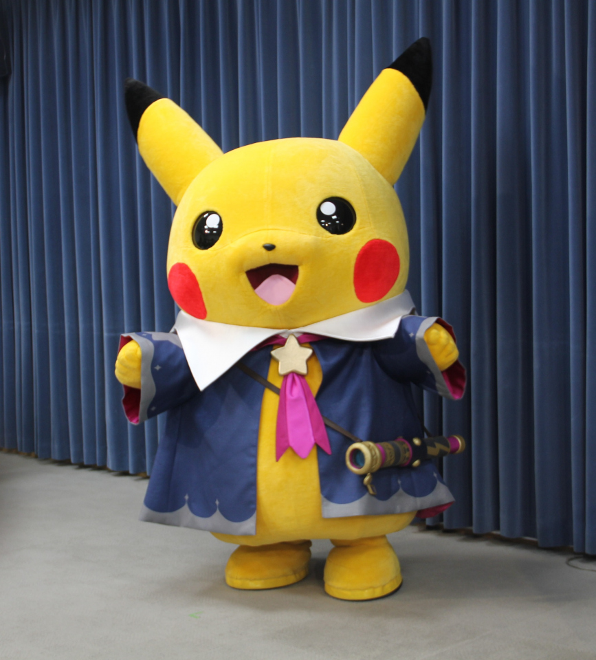 ほしぞらピカチュウ、会見登場で記者和む 異例の撮影時間10分の長さで笑い声！文部科学省で『ポケモン天文台』開催発表