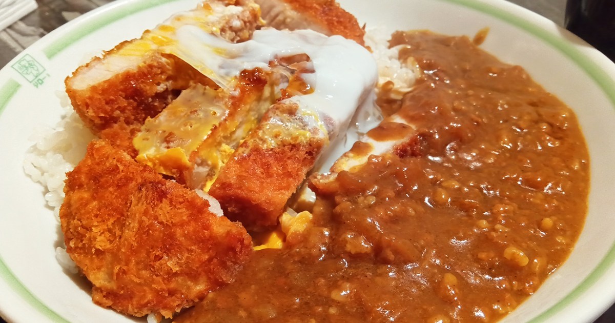 【最強そば屋のカレー】流行ってんの!? 十条にもあった立ち食いそば屋の「カレーかつ丼」/ のじろう