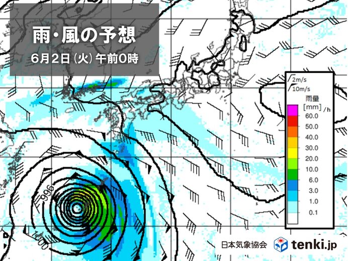 台風6号 沖縄は一部の電柱が倒壊するほどの猛烈な風 西日本太平洋側も暴風の恐れ