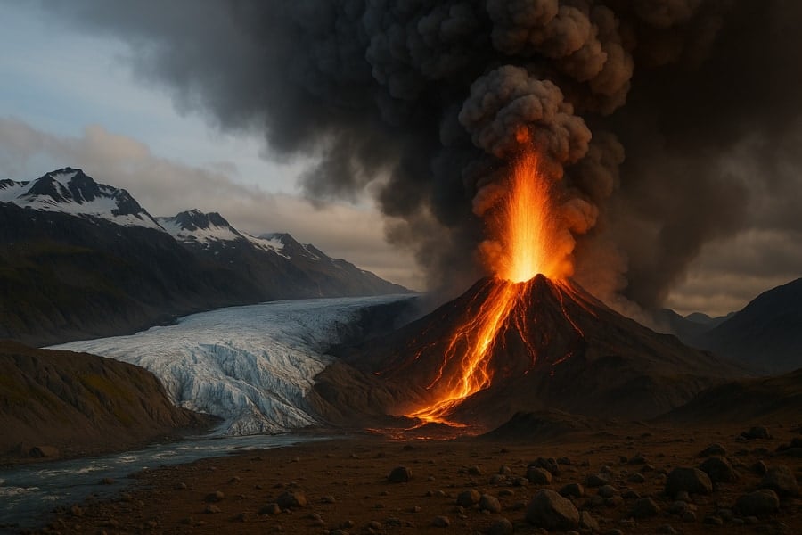 氷河の融解が世界各地の「火山の噴火リスク」を高めると判明 (2/2)