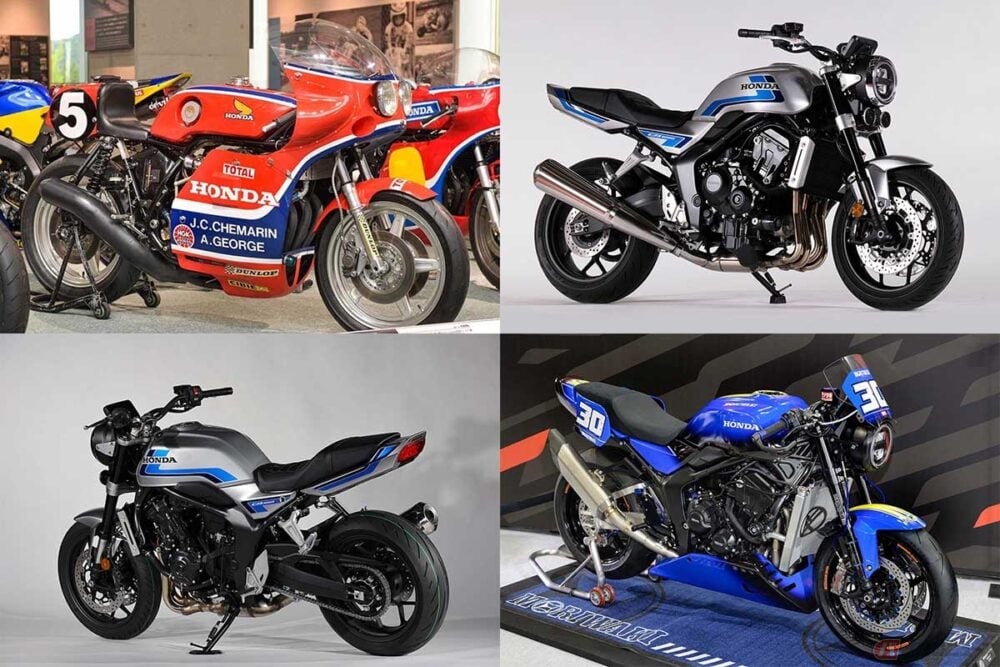 発売間近!? ホンダ「CB1000F コンセプト」が"走る姿"を鈴鹿8耐で公開!! 不沈艦「RCB1000」、モリワキによるカスタム車「CB1000F Concept Moriwaki Engineering」と共に登場