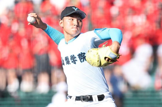 牛乳嫌いでも身長194cm…山梨学院・菰田に"衝撃事実" 県大会で先発がゼロだった理由