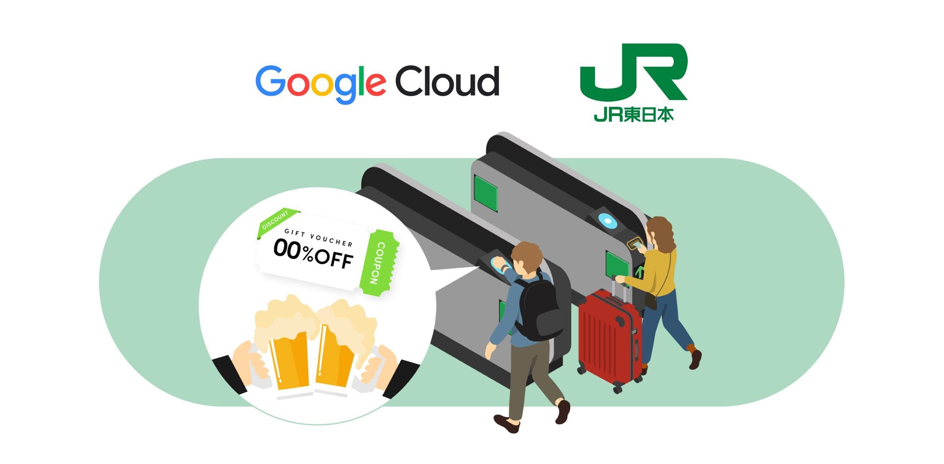 JR東とグーグル、改札タッチで情報配信する「タッチトリガー」の裏側を公開