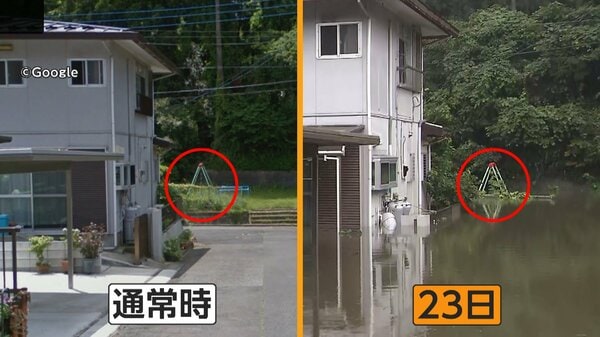 千葉・酒々井町の住宅地冠水、排水作業始まるもなぜ水位上昇 「盛り土」の土砂崩れが排水路ふさぐ 迫る台風26号に不安広がる