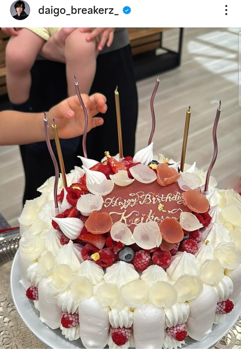 ＤＡＩＧＯ「妻と娘と息子が写ってる」北川景子のバースデー写真！ある年に妻から「もう大丈夫、って言われて」