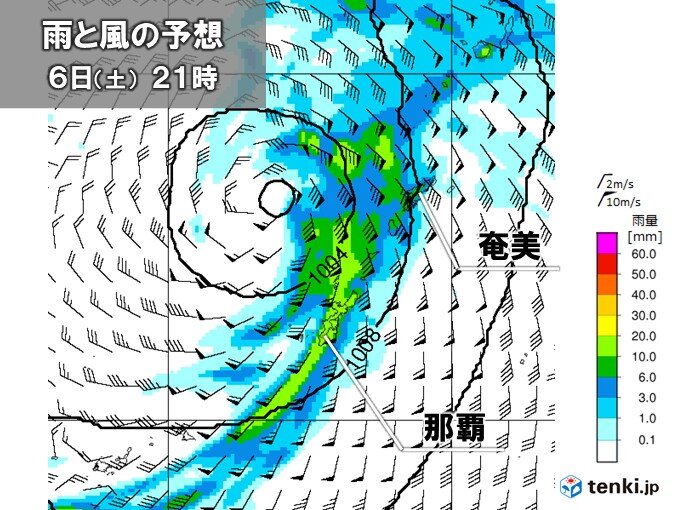 今日6日～明日7日 九州南部・奄美は土砂災害に厳重警戒 沖縄・四国も大雨のおそれ