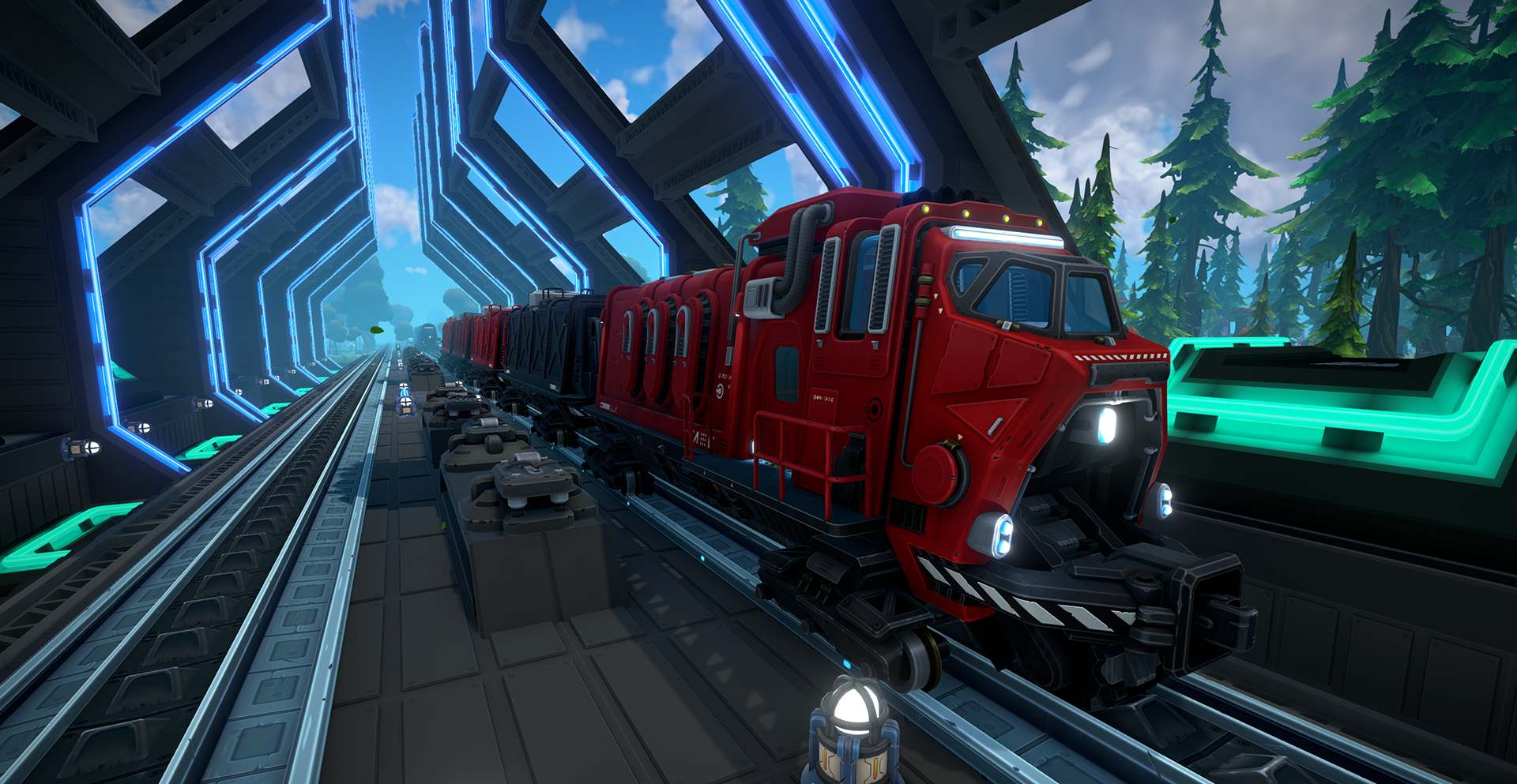 好評ロボット工場自動化シム『FOUNDRY』大型アプデで待望の「列車」実装。多線路ネットワークも自由自在、てんこ盛り改修で序盤から終盤まで快適化