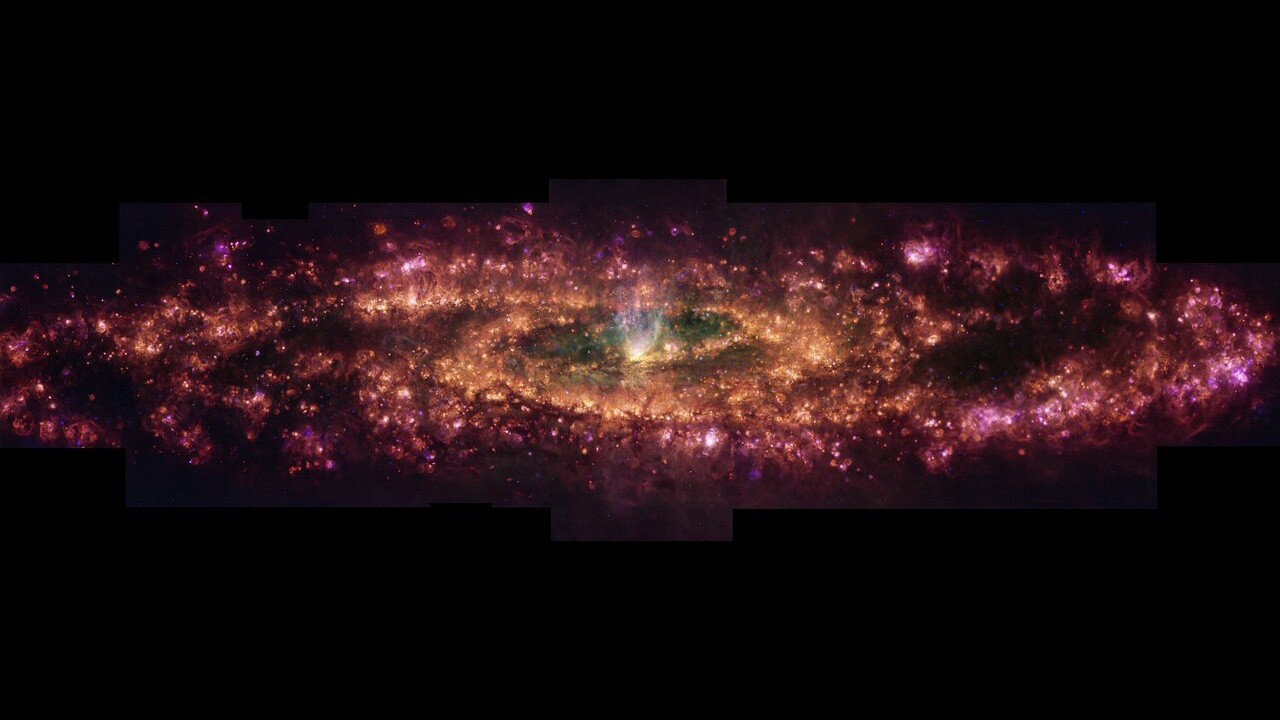 まるで燃え立つ炎の渦 渦巻銀河「NGC 253」をVLTが観測
