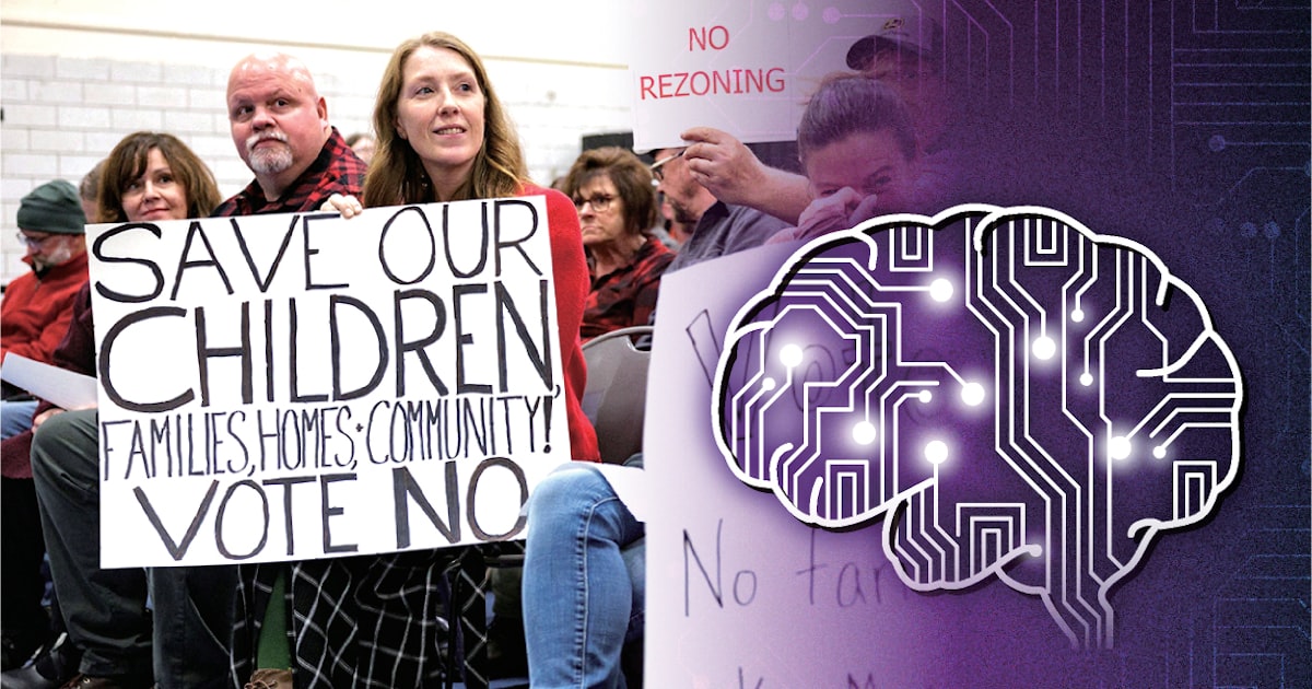 AIデータセンターは迷惑施設 健康不安で怒る米住民、3.8兆円分阻止