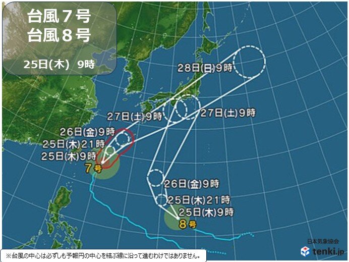 北陸地方 台風の影響は山間部で大雨に注意とその後の天気は