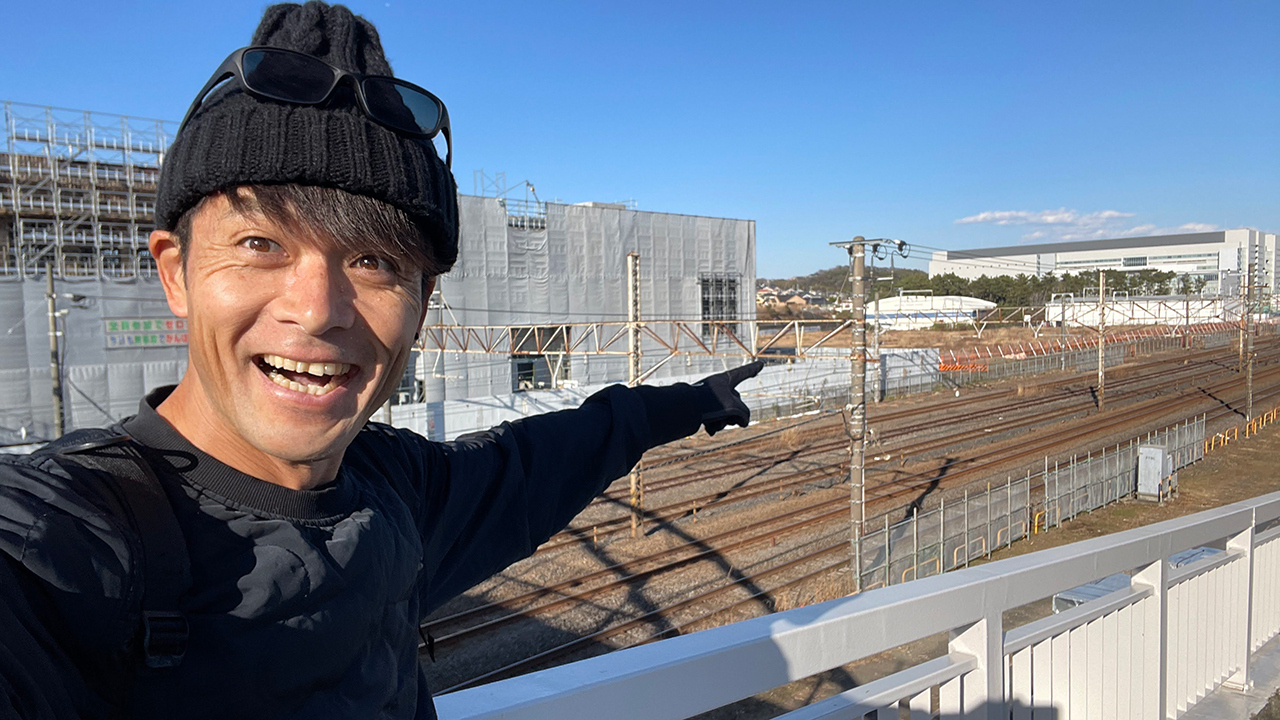 東海道線に107年ぶりにできる新駅「新村岡駅（仮）」の建設予定地、いまこんな感じです