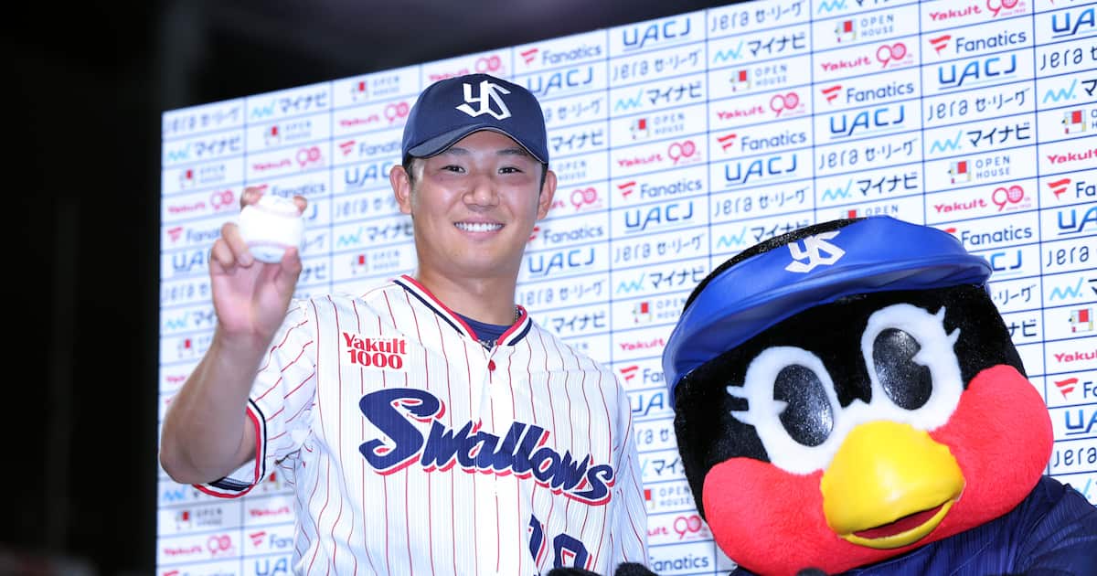 【ヒーロートーク】ヤクルト・奥川恭伸、今季初勝利「1つ勝ててほっとしています」