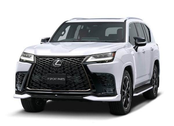 レクサス『LX』改良モデル向け「F SPORT PARTS」発売、全ボディカラー向け塗装品を用意 1枚目の写真・画像
