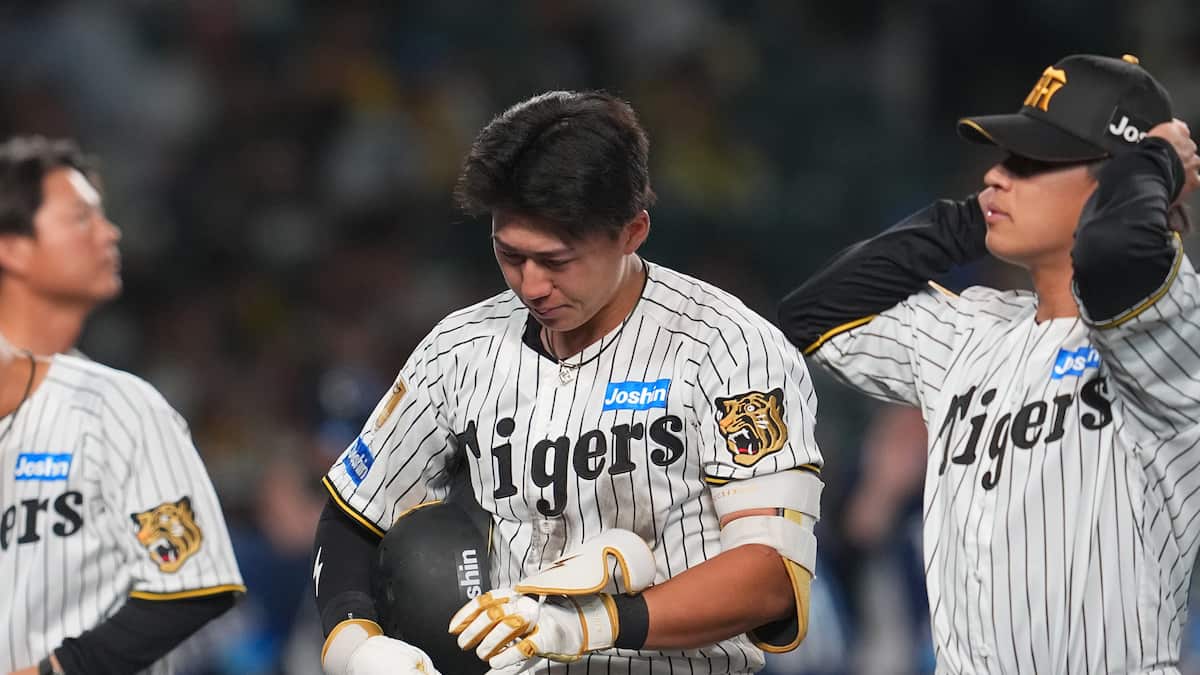 【●虎将トーク】阪神・藤川監督、4三振の立石「先人たちも言いますけどね、何番に入っても…」涙を流していたか僕にはわかりませんけど、はい」