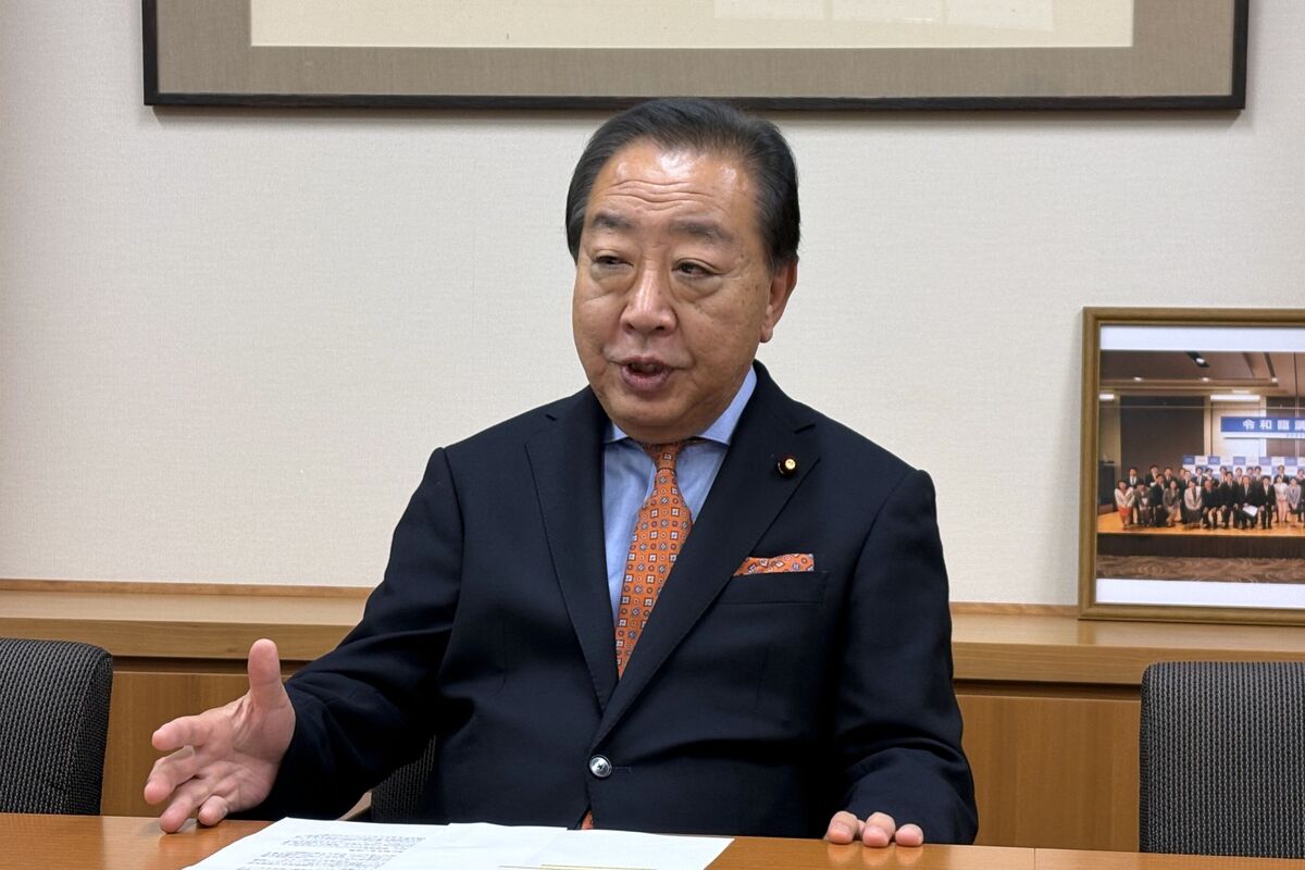 野田立民代表、与党との政策協議排除せず－現金給付案「丸のみ」なら