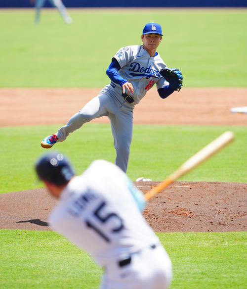 大谷翔平、３打数２安打２四球２盗塁 山本由伸６回途中無失点で10勝目／詳細
