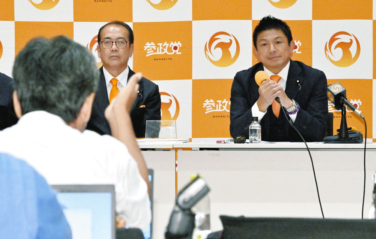 参政党・神谷代表「特定の記者」会見排除は「していません」というけれど…異論を封じた先にあるのは：東京新聞デジタル