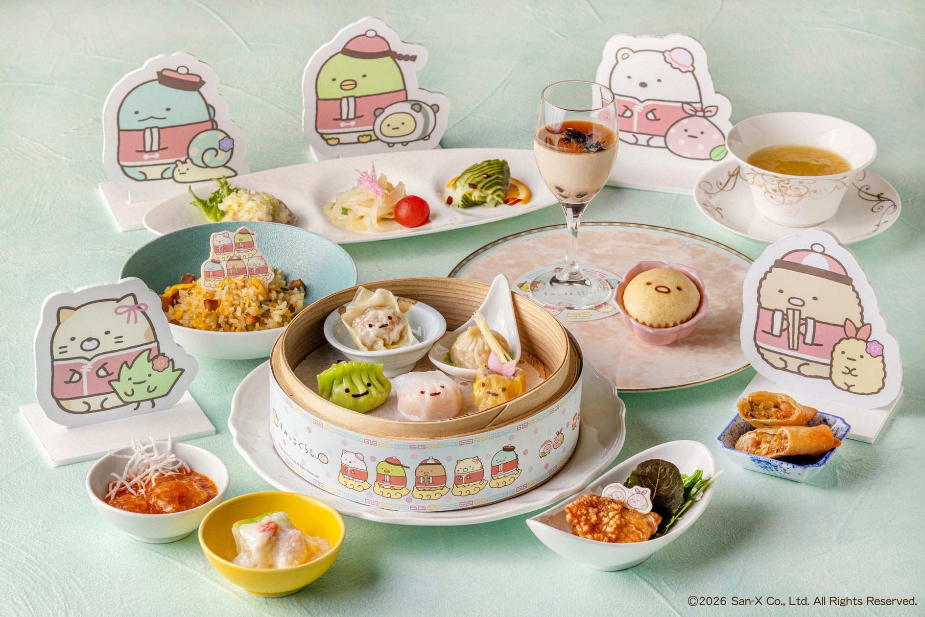 【全国初開催】すみっコぐらしと中国料理のコラボレーション「すみっコぐらし 飲茶日和」をヒルトン福岡シーホークにて開催！