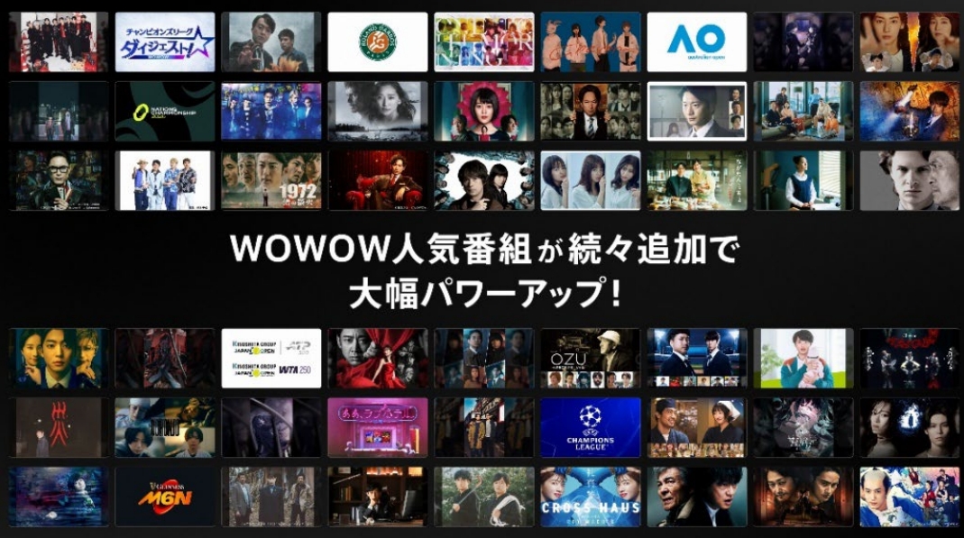 新生Lemino誕生 WOWOW合弁でCL全試合やドラマ100作品超