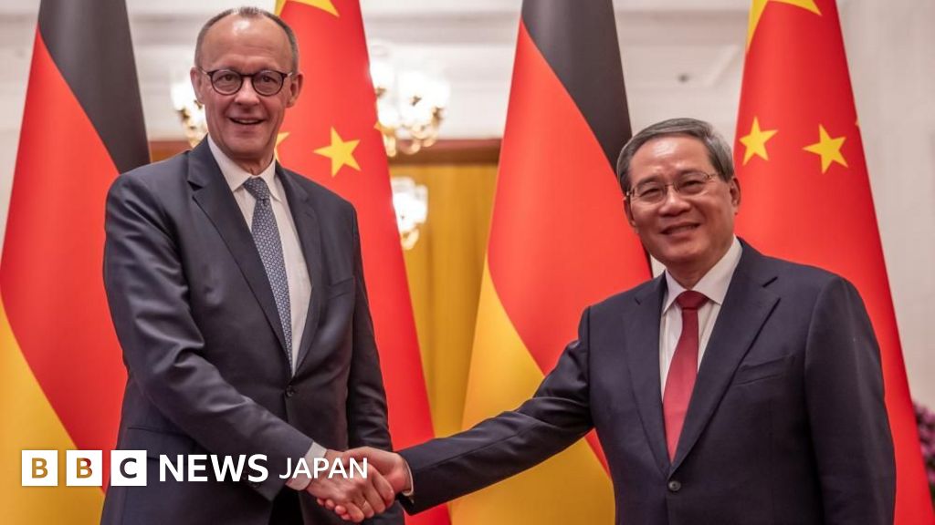 メルツ独首相が初の訪中、中国との貿易不均衡は「健全ではない」と警告