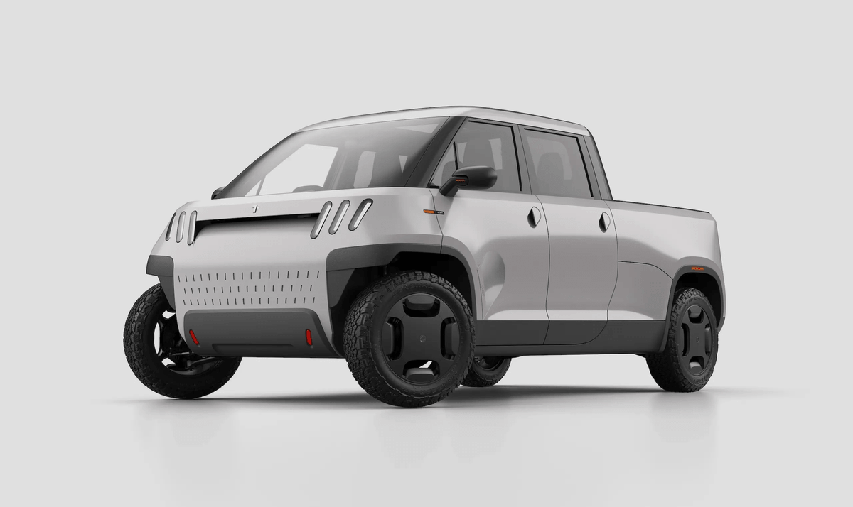 コンパクトかつ航続距離400km超の全電動ピックアップトラック「TELO MT1」が登場