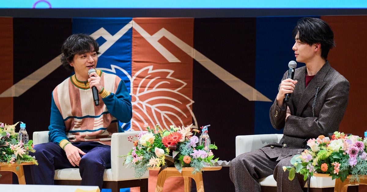 【大河ドラマ べらぼう】「歌麿」のサプライズ出演に大歓声！ 香川県観音寺市でパブリックビューイング＆トークショー 「絵の練習が最大の役作り」と染谷さん、「すごいスケールとスピード感、一瞬たりとも見逃さないで」と井上さん - 美術展ナビ