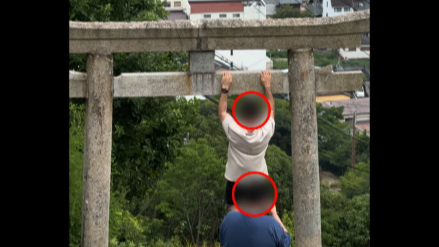 絶景スポット“天空の鳥居”で外国人が懸垂…動画撮影したエストニア在住イリヤさん「あのとき怒鳴って追い払えば…」 市は見回り強化へ 大阪・池田市
