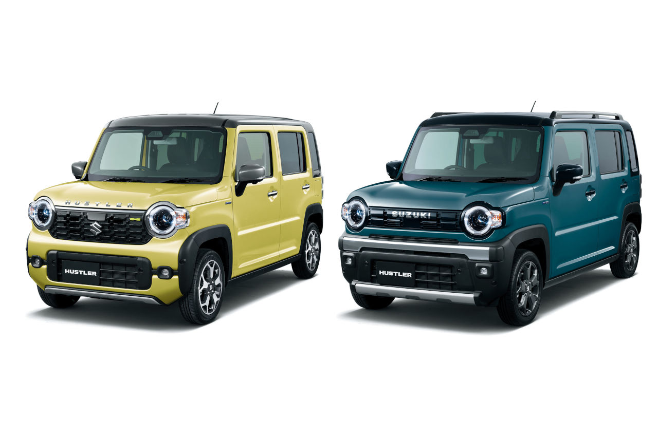人気の軽SUV『スズキ・ハスラー』が仕様変更。より個性的なデザイン採用、安全性能も強化