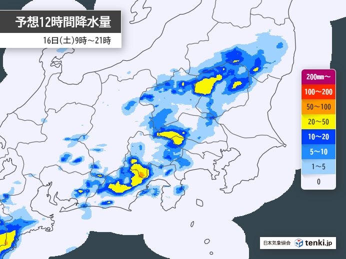 今日16日は関東甲信の平野部でも雷雨や非常に激しい雨の恐れ 屋外のレジャーは注意