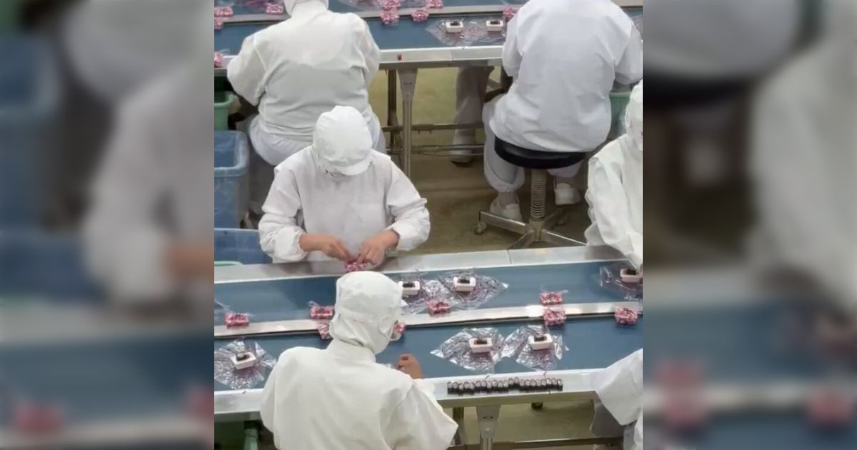 信玄餅の工場見学に行ったけどロボットに置き換えたらどれくらいのお金が必要なのだろうか？→アイデンティティに関わる部分が難しそう