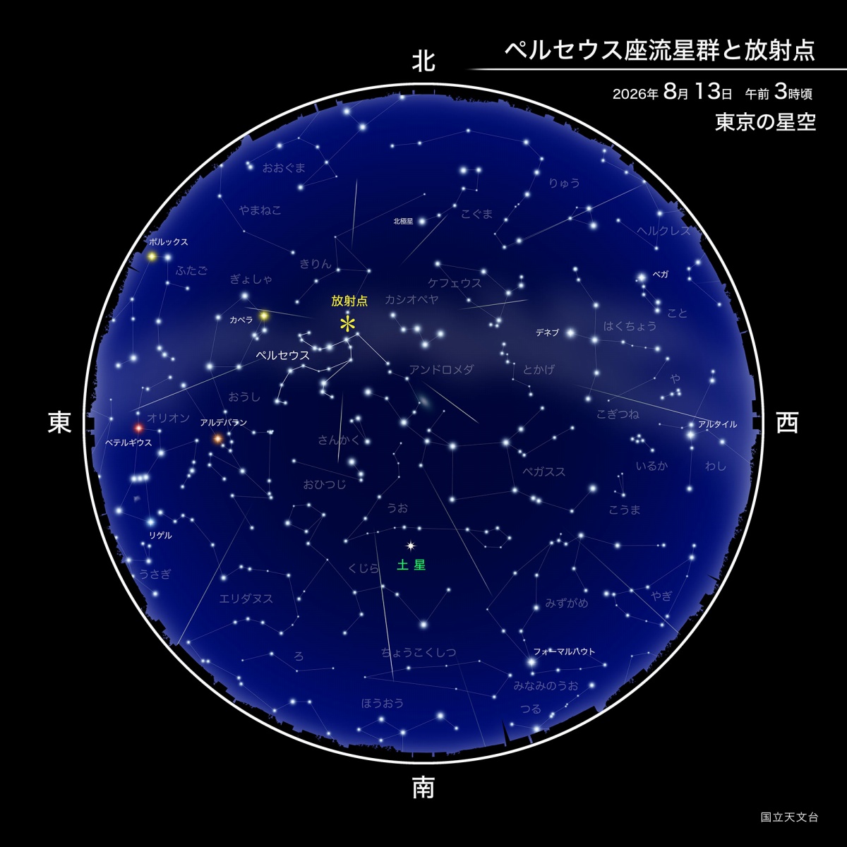 ペルセウス座流星群、2026年は絶好の観測条件 1時間に35個も、見頃いつ？
