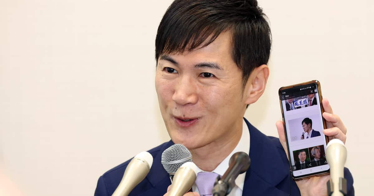 石丸伸二氏、退任意向会見は苦言から 朝日に見出し「印象与える」、日経は写真「意地悪」