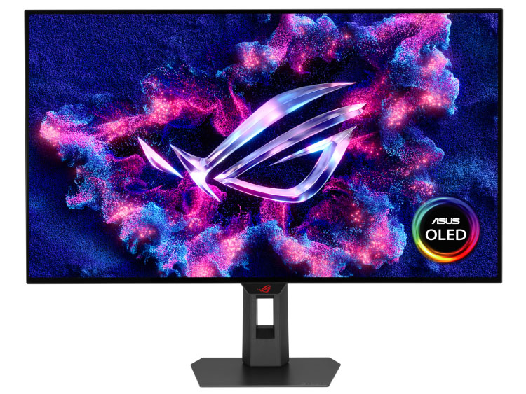 ASUS、世界初TrueBlack光沢有機ELパネル搭載の31.5型4Kゲーミングモニター