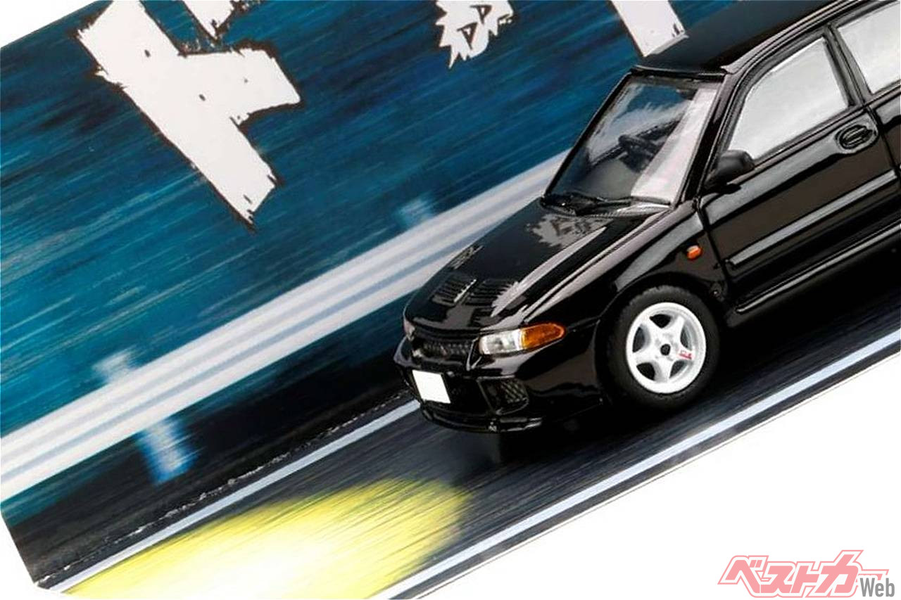 伝説のバトルを机で再現!! 頭文字Dの30周年記念ジオラマ付きミニカー第2弾が出た!!!