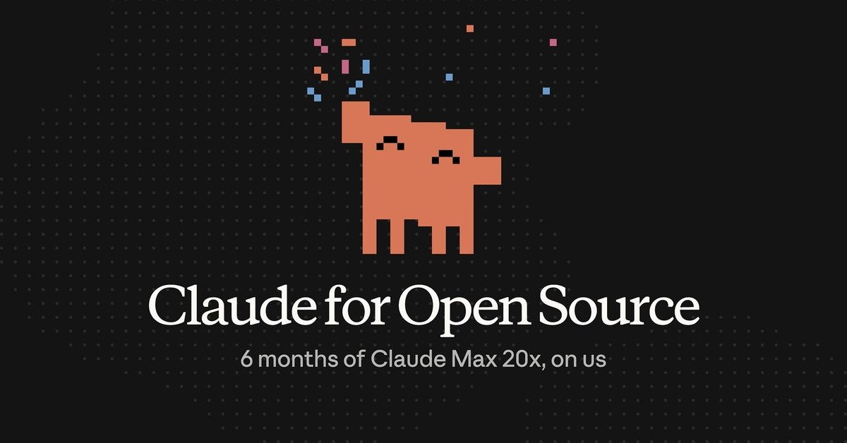 Claude「サブスク最上位プラン」6カ月間無料で提供 OSS開発者向けキャンペーン、対象を拡大（1/2 ページ）