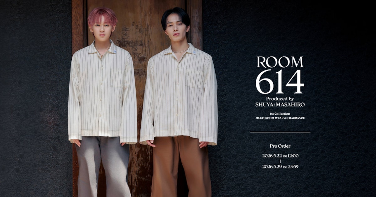 超特急シューヤ＆マサヒロ“チャーはん”が手がけるライフスタイルブランド「ROOM614」誕生（コメントあり）