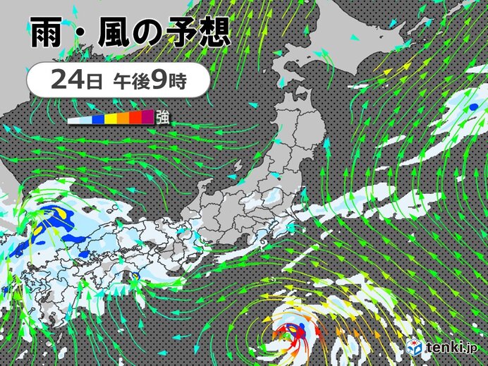 今夜にかけて九州～東北は激しい雨や雷雨 梅雨前線や寒冷渦の影響 台風も北上中