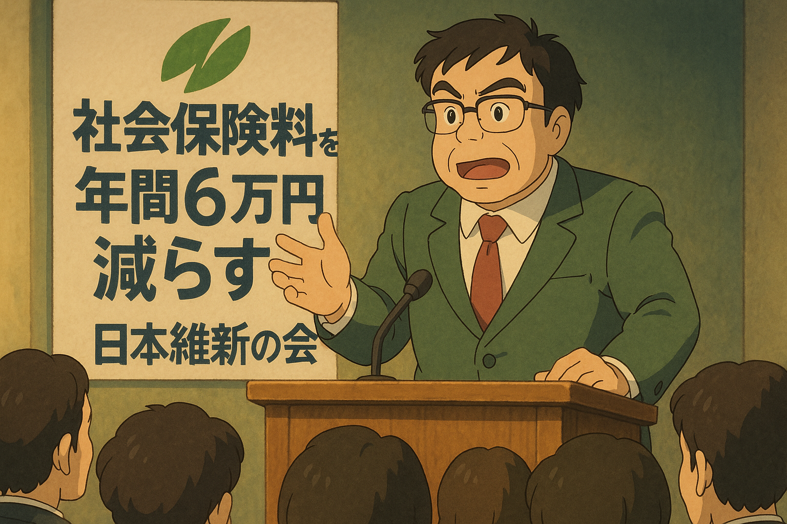 維新公約の「医療費4兆円削減で社会保険料を6万円安くする」を精査する