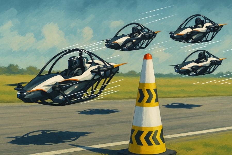 ”空のF1”の実現か!? 空中の有人レースコンセプト「Jetson Air Games」発表【動画あり】 (2/2)