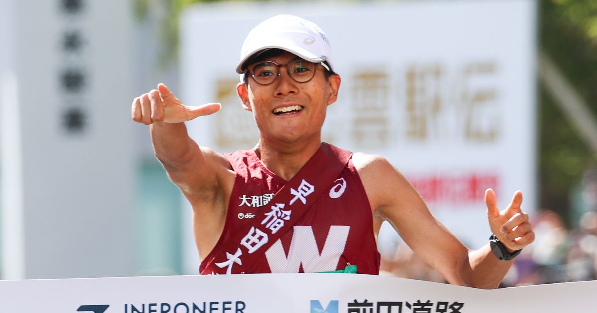 早稲田大学、16年ぶりの出雲駅伝優勝 「圧倒的な個」が出雲路でいくつも輝いた