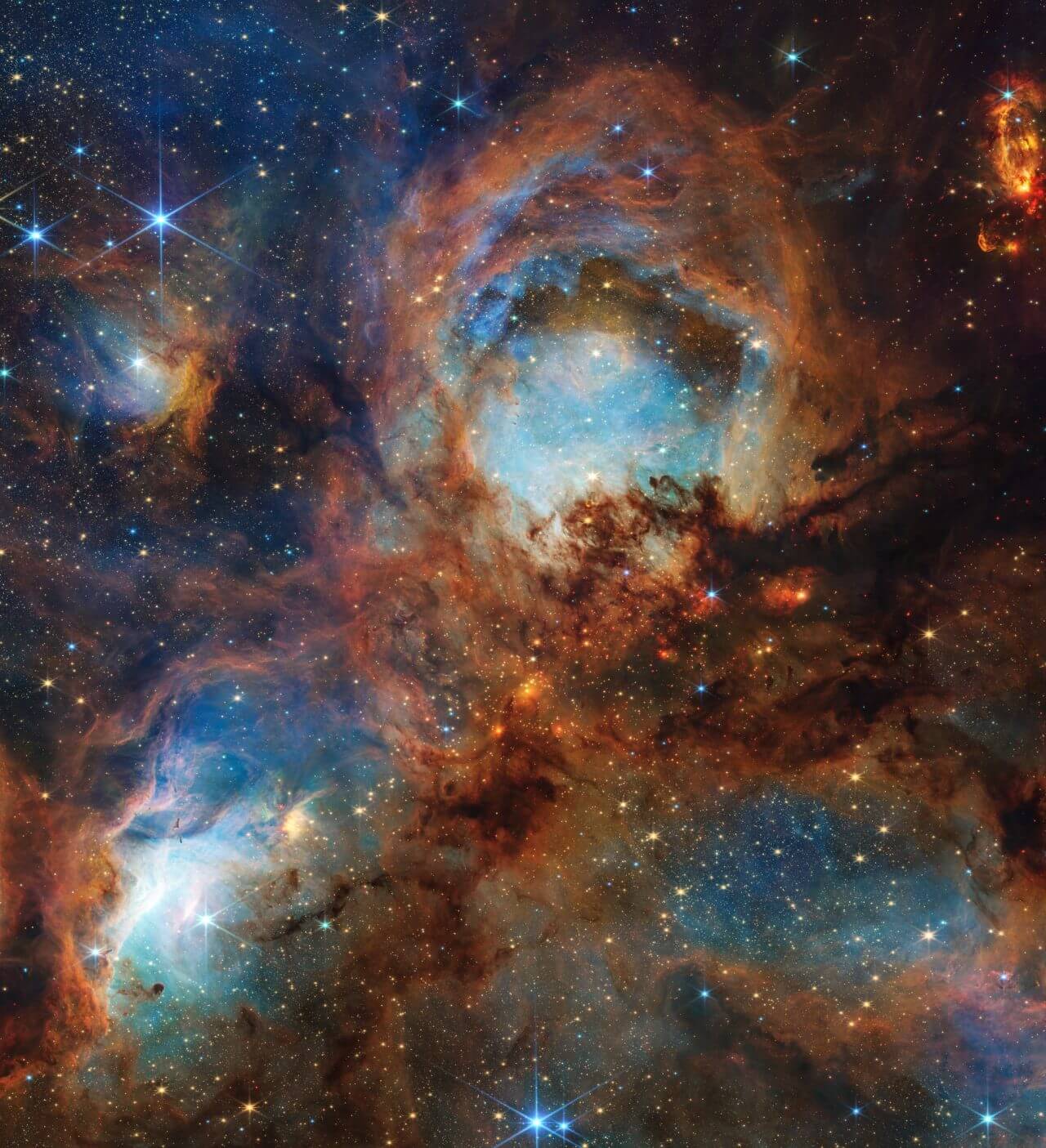 ジェームズ・ウェッブ宇宙望遠鏡が観測した“猫の足星雲” 科学観測開始3周年記念画像