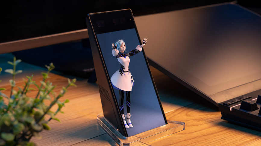 推しを机上に。ソニー、裸眼で立体視できる6型空間再現ディスプレイ