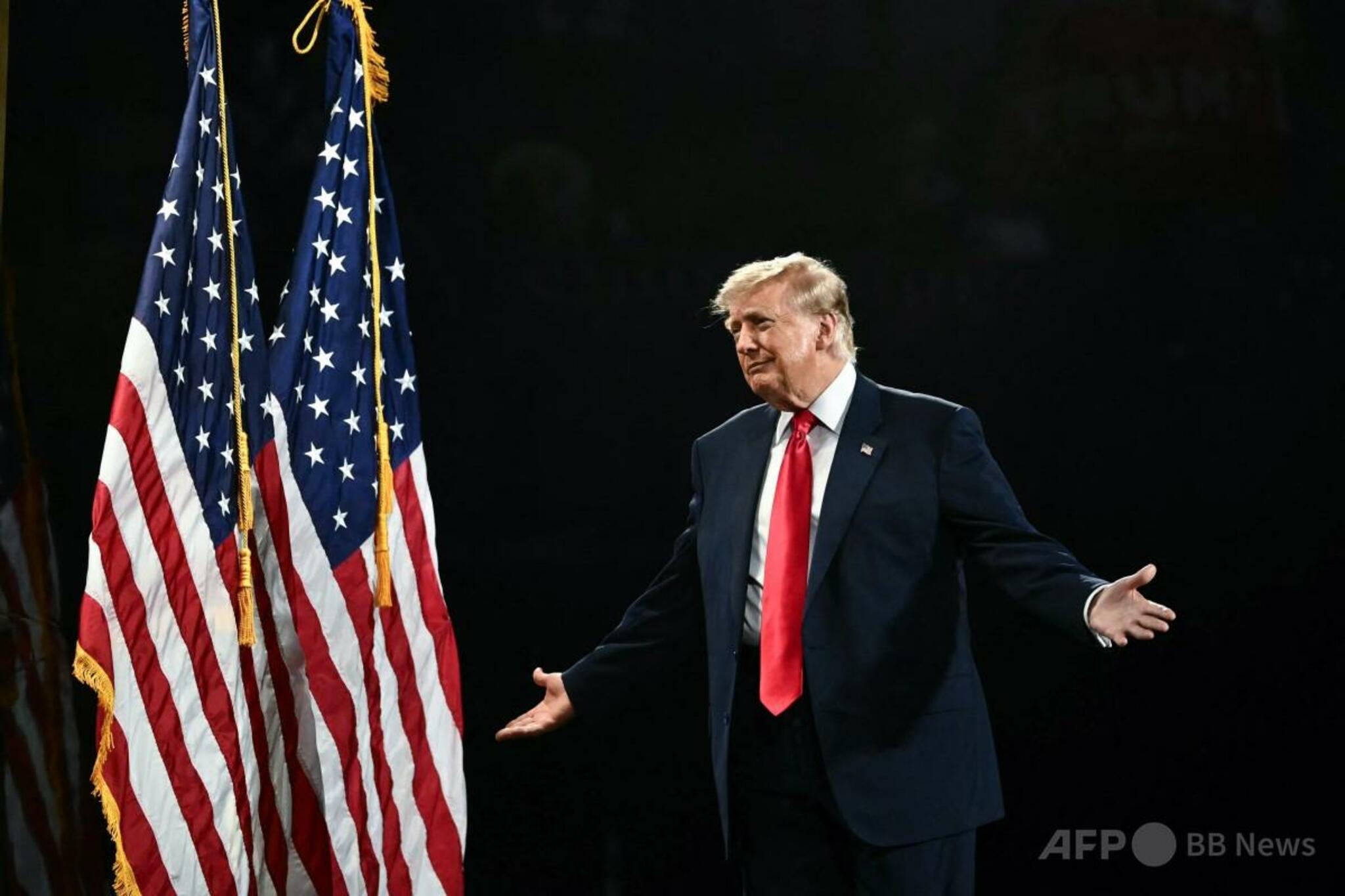 トランプ氏、税金投入TV広告への批判受け「自腹」対応表明（ＡＦＰ＝時事）