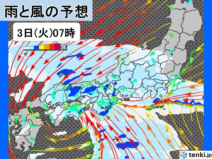 今日2日は夕方以降雨が降り 3日は雨の一日に 今週は気温のアップダウン注意 東海