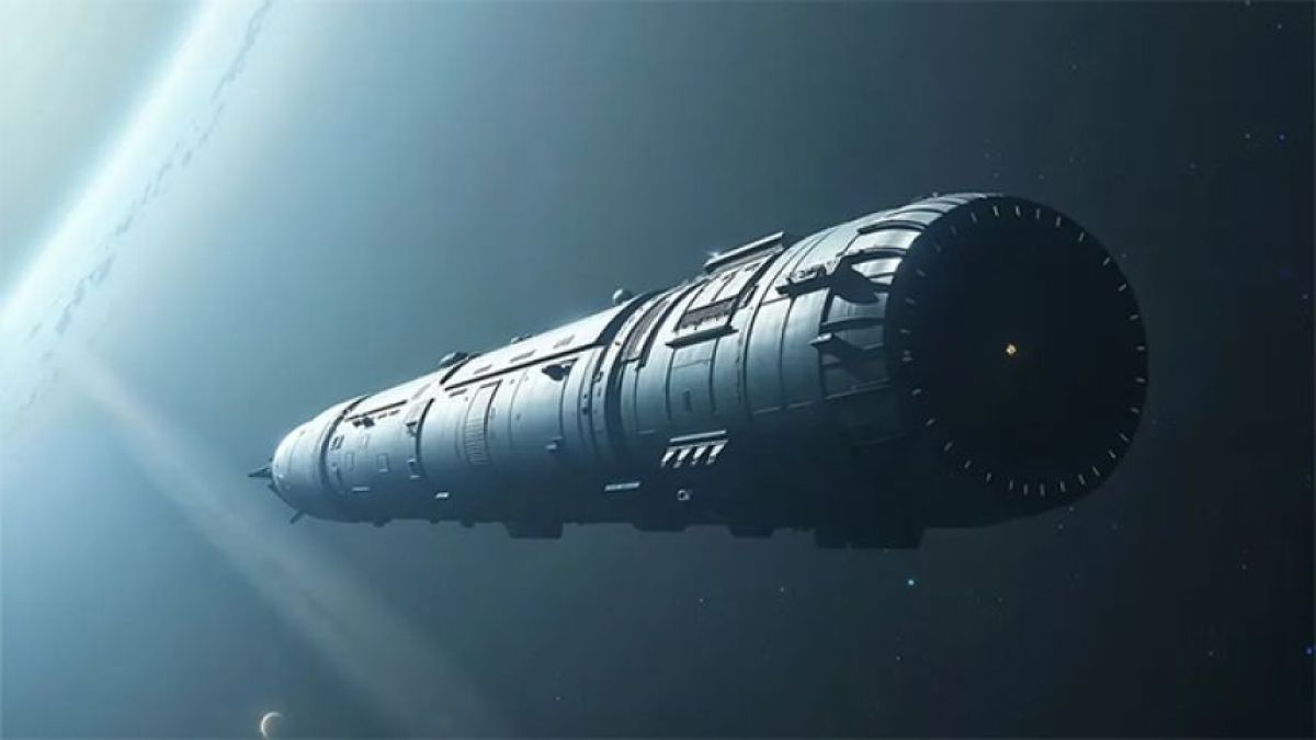 最大2400人を乗せ、400年かけてアルファ・ケンタウリを目指す世代間宇宙船構想
