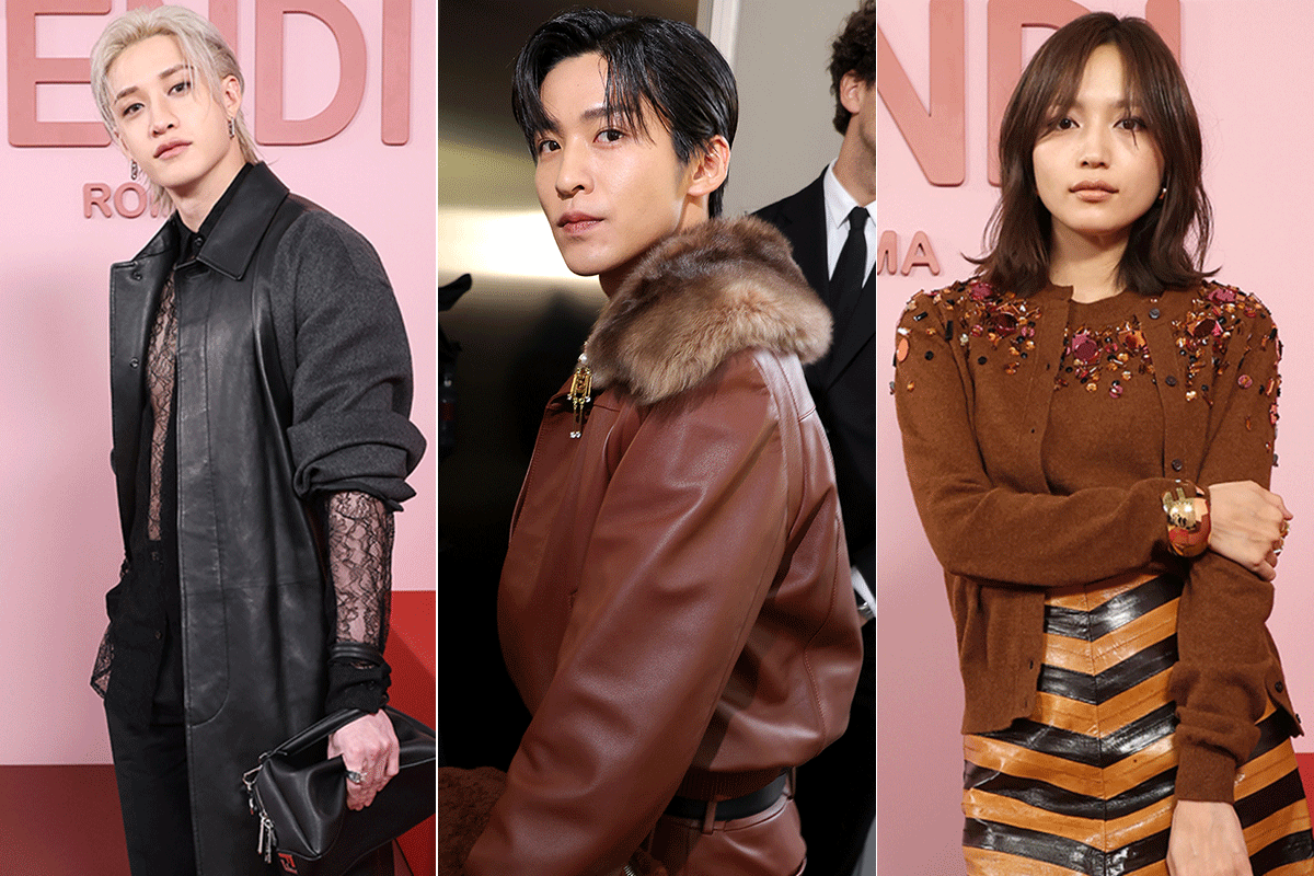 目黒蓮、川口春奈、Stray Kidsバンチャン、ITZYユナ。フェンディ2026年春夏ウィメンズ・メンズコレクションの会場に集結！